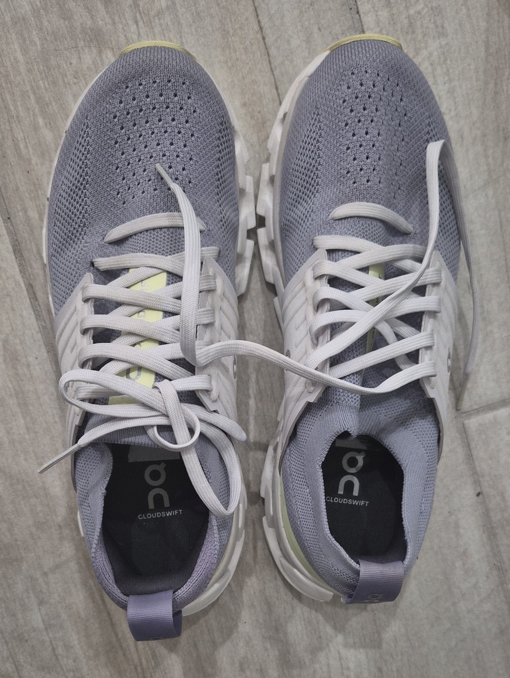 On Cloudswift Running Shoes – Women's Size 8 – Light Gray/Lilac